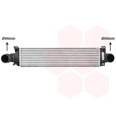 Afbeelding van VAN WEZEL 59004296 Intercooler VOLVO: XC60 I, XC70 II Estate