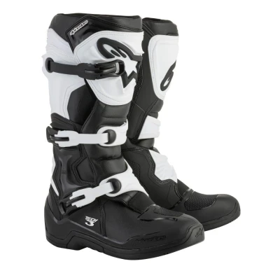 Afbeelding van Alpinestars Tech 3 Crosslaarzen Zwart / Wit maat 5 = 38
