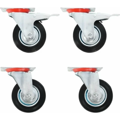Afbeelding van vidaXL 32 st Zwenkwielen 100 mm