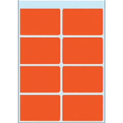 Afbeelding van Huismerk Herma 3692 Universele Etiket 26x40mm Rood 10 pakjes met 5 velletjes stickers