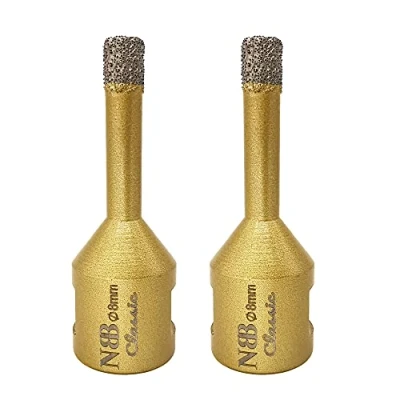 Afbeelding van NBB Diamantboor M14 met diamantkroon voor droog en nat boren, professioneel hard porselein, keramiek, tegels, graniet, marmer, haakse slijper (2,8 mm)