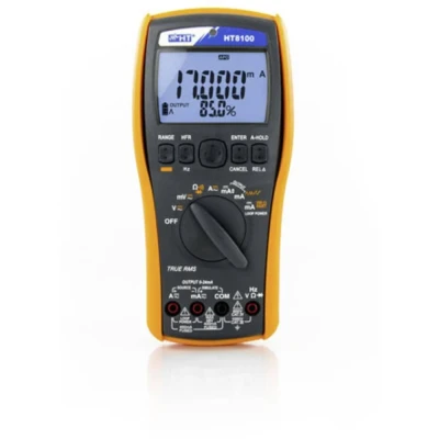 Afbeelding van HT Instruments HT8100 Kalibrator Spanning, Stroomsterkte, Weerstand, Frequentie 4x AA batterij (penlite), meegeleverd