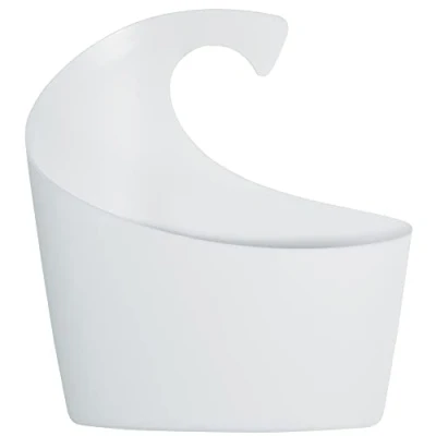 Afbeelding van Spirella Sydney mand, badkameraccessoire, polypropyleen, wit, 19,5 x 17,5 6,5 cm