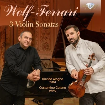 Afbeelding van Davide Alogna Wolf Ferrari: 3 Violin Sonatas (CD)