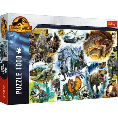 Afbeelding van Trefl Puzzles &quot;1000&quot; Tracking Dinosaurs / Universal Jurassic World