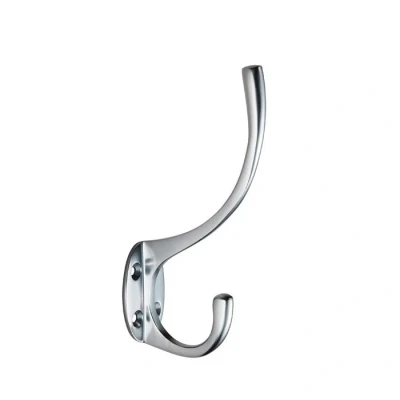 Afbeelding van Carlisle Brass Hoed en jashaak &quot;Victoria&quot; satijn chrome