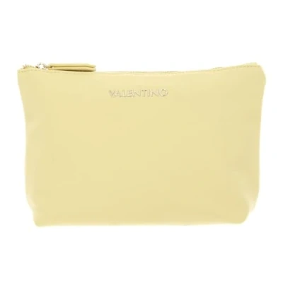 Afbeelding van VALENTINO Toilettas Zero Re Soft Cosmetic Case Vaniglia Lichtgeel