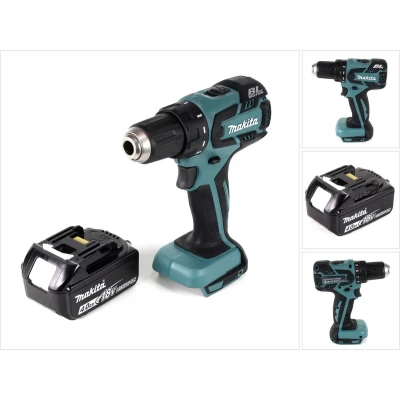 Afbeelding van Makita DDF 459 M1 accuboormachine 18V 45NM + 4.0 Ah accu zonder oplader