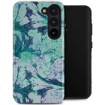 Afbeelding van Selencia Hoesje Geschikt voor Samsung Galaxy S23 Vivid Backcover Fresh Paint Green
