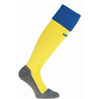 Afbeelding van Uhlsport Club Voetbalkousen Geel / Royal Maat: 45 47
