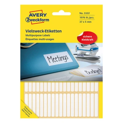 Image de Avery Multi Purpose Labels 3322 étiquettes 1976 unités