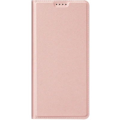 Afbeelding van Dux Ducis Telefoon Hoesje geschikt voor de Xiaomi Redmi Note 14 Pro 5G Skin Book Case Rosé goud