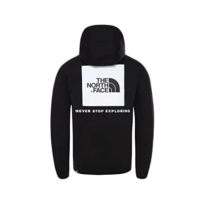 Afbeelding van The North Face heren Hoodie van katoen met backprint in de kleur Zwart, maat: S