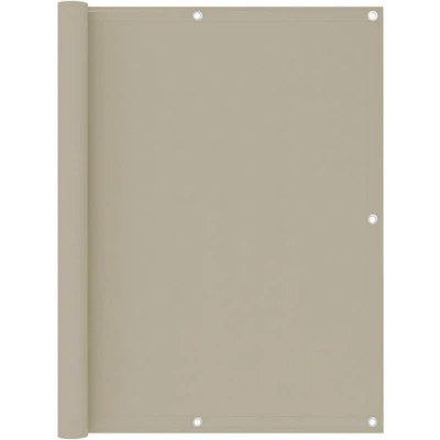 Afbeelding van Balkonscherm 120x500 cm oxford stof beige