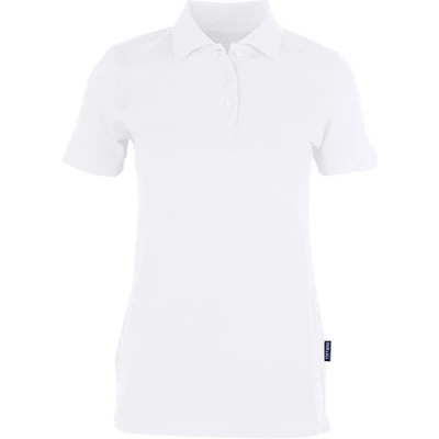 Afbeelding van Women&#039;s Heavy Polo &#039;Stretch&#039; met korte mouwen White S