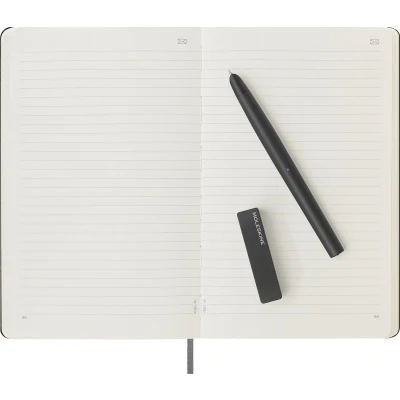 Afbeelding van Smart Writing Set Pen Moleskine + notitieboek large 130x210mm lijn zwart