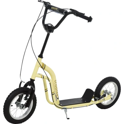 Afbeelding van HOMCOM Step kinderscooter scooter stadsscooter luchtbanden verstelbaar 371 017