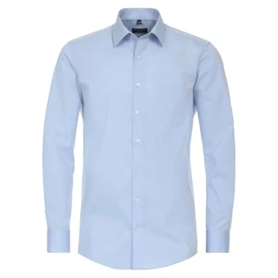 Afbeelding van Redmond Comfort FIT Langarm IN Verschiedenen Zakelijk overhemd, Heren, Maat: XL, Blau