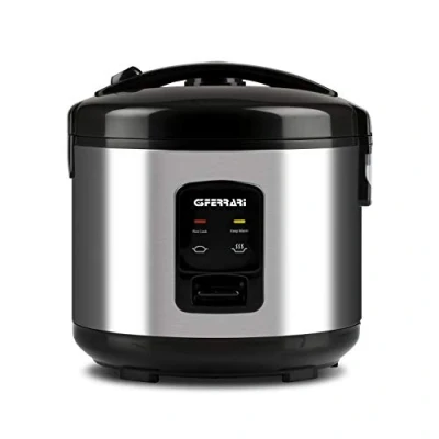 Afbeelding van G3 Ferrari G10099 Sakuri&#039;So rijstkoker, 700 W, grote capaciteit, 1,8 liter/10 kopjes, roestvrijstalen behuizing, accessoires inbegrepen