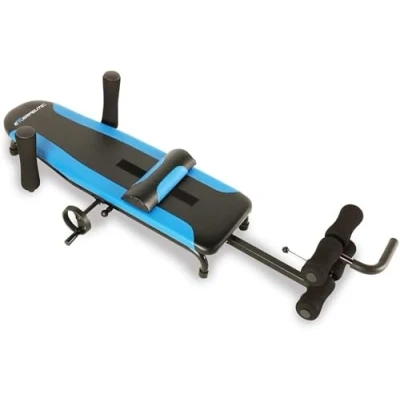 Afbeelding van Exerpeutic rug stretch tractie inversie tafel met 136kg gewichtscapaciteit, zeer ruimtebesparend