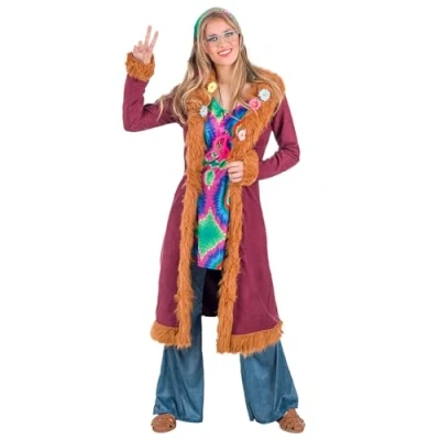 Afbeelding van Boland Kostuum Happy Hippie (XL) Volwassenen 60&#039;s &amp; 70&#039;s Flower Power