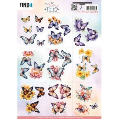 Afbeelding van Cutting Sheet Berries Beauties Flutter Flair Mini