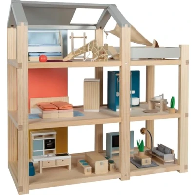 Afbeelding van Small Foot Houten Poppenhuis met Meubels