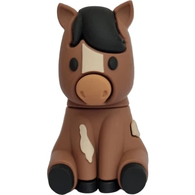 Afbeelding van Paard Usb Stick 32 GB Origineel verjaardag cadeau idee voor vrouwen, vriendin, tiener paarden meisjes of paardenliefhebber bruin