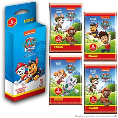 Afbeelding van Panini Paw Patrol Trading Cards blisterverpakking met 5 hoezen 004384KBF5