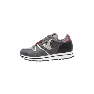 Afbeelding van Victoria Cometa 1141137 Lage sneakers voor dames van metaal en zool, ANTRACITA
