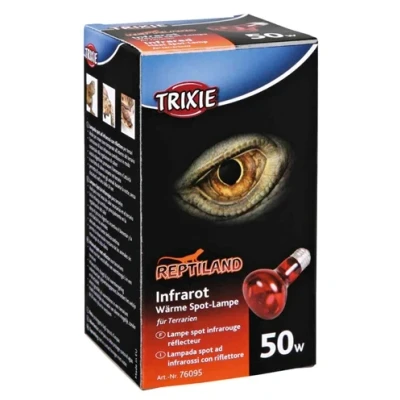 Afbeelding van Trixie Reptiland Warmtelamp Infrarood 50 WATT 6,3X6,3X10 CM (398775)