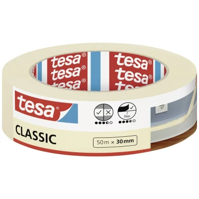 Afbeelding van tesa Classic 52805 00000 03 Schilderstape Wit (l x b) 50 m 30 mm 1 stuk(s)