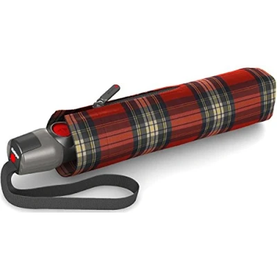 Afbeelding van Knirps T.200 Medium Duomatic opvouwbare paraplu, 28 cm, Rood, M, zakparaplu, Zakparaplu