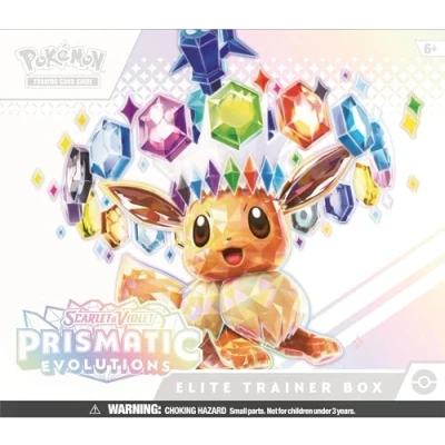 Afbeelding van Pokémon Scarlet &amp; Violet SV08.5 Prismatic Evolutions Elite Trainer Box Kaarten Trading Cards