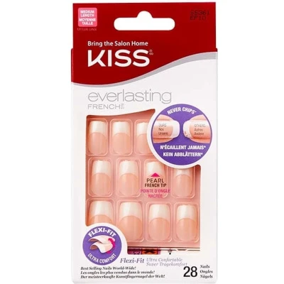 Afbeelding van Kiss Everlasting French Nail Kit Pearl Medium 1ST
