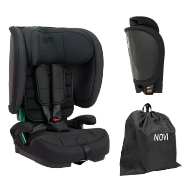 Afbeelding van 80, Korting: Novi Baby Autostoel Morris I Size All Black Incl. Draagtas