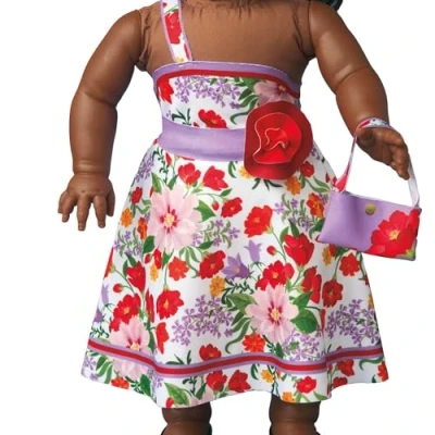 Afbeelding van Making Couture Outfit kit Nataly Flowers Dress YourDoll PN 0171719