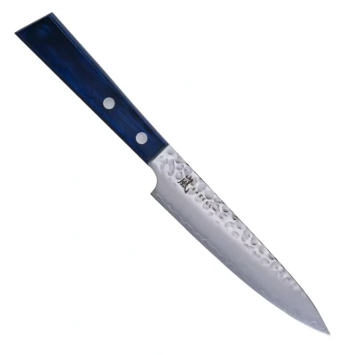 Afbeelding van Yaxell BLUE BREEZE Universeelmes 12 cm MOVAX Staal Gehamerde Afwerking Blauw Pakkahout