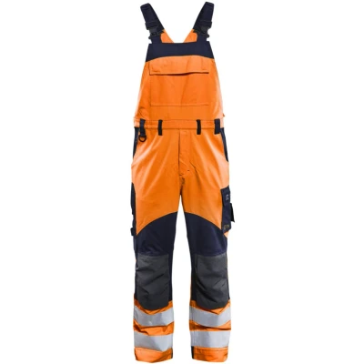 Afbeelding van Blaklader Multinorm inherent bretelbroek 2889 1513 High Vis Oranje/Marineblauw D120