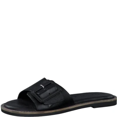 Afbeelding van Tamaris MIT Touchit Muiltjes, Dames, Maat: 37, Black leather Leer