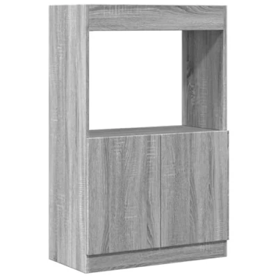 Image de vidaXL Buffet haut sonoma gris 63x33x100 cm bois d&#039;ingénierie855102