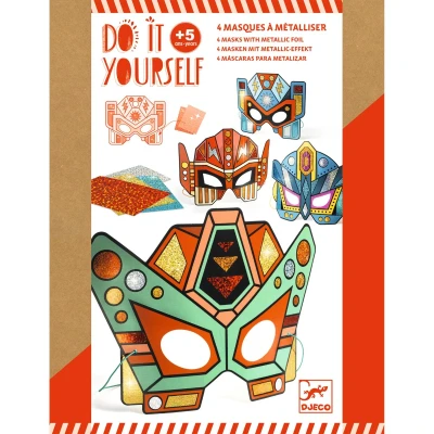 Afbeelding van Djeco knutselset diy robotmaskers