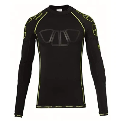 Afbeelding van Uhlsport Bionikframe Baselayer Heren Zwart / Fluogeel Maat: M
