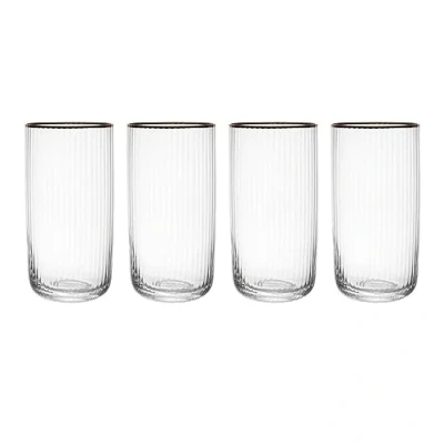 Afbeelding van Mikasa Sorrento 4 delige kristallen Highball glazen set, 510ml