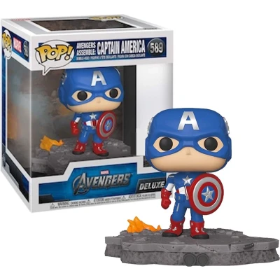 Afbeelding van Funko Captain America Pop! Deluxe Avengers Assemble Figuur