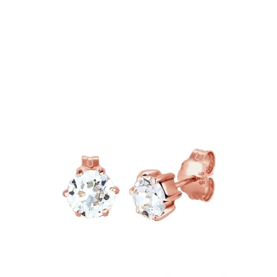 Afbeelding van Elli Basic Oorbellen Rose goldcoloured, Dames, Maat: One Size, gold coloured