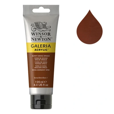 Image de Winsor &amp; Newton Galeria peinture acrylique (120 ml) 77 terre de Sienne brûlée opaque