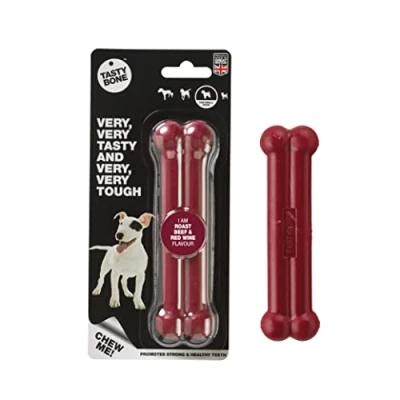 Afbeelding van TastyBone Small Roast Chicken &amp; Thyme Hond Kauwspeelgoed Vegan Kluif Nylabone