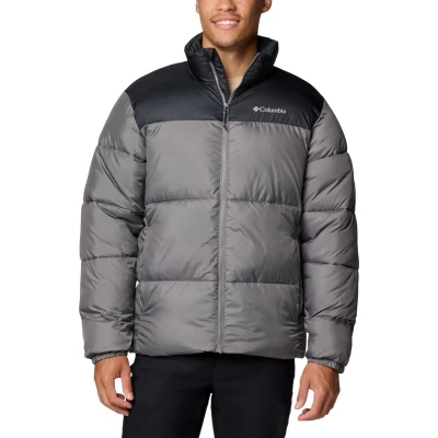 Afbeelding van Columbia PUFFECT Jacket Winterjas, Heren, Maat: XL, City grey/black