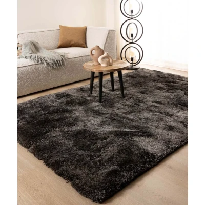 Afbeelding van Shaggy Tapijt/Vloerkleed Meadow Antraciet 80x150 Cm